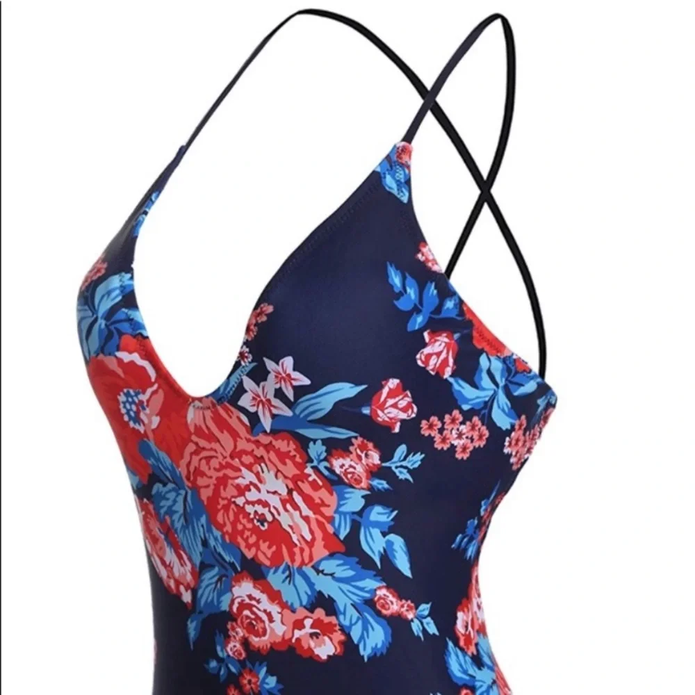 Ekouaer blue floral